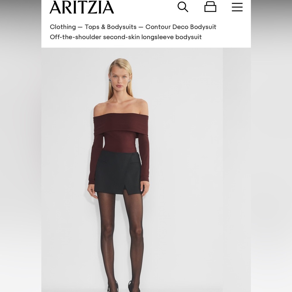 Aritzia contour deco bodysuit